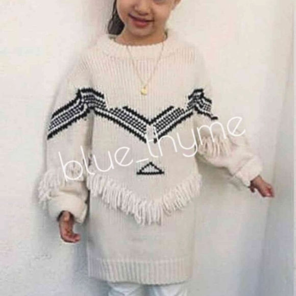 Zara KIDS Fringe Knit - Picture 1 of 5